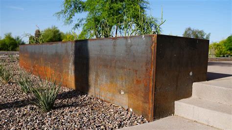 corten steel planter boxes perth|corten steel planter fabricators.